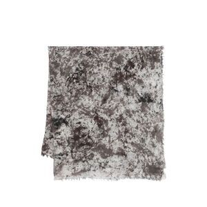 Avant Toi Men "Zola" Camouflage Effect Modal Linen Silk Scarf 130X135